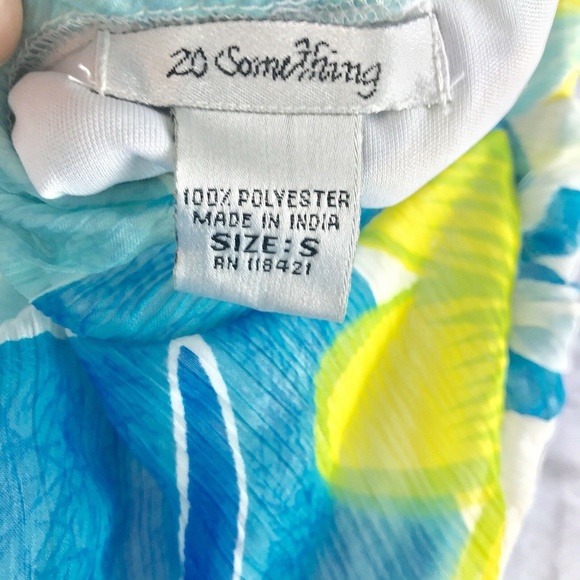 20 Something Dress Size Small Floral Halter Hi-Low - Picture 9 of 9